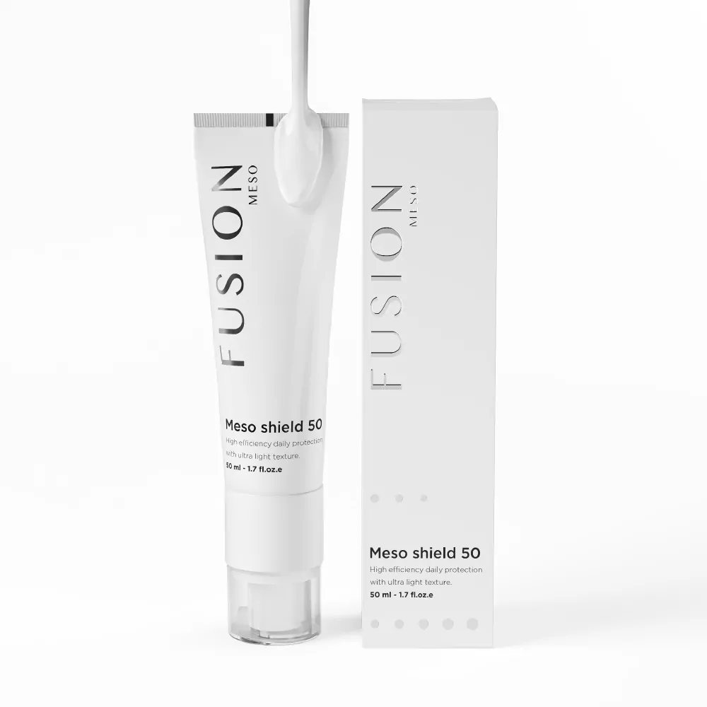 Fusion Meso Shield SPF 50 i preparati za čišćenje lica